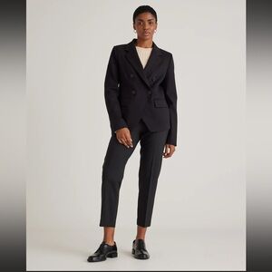 Black Quince Wool Trousers size 4